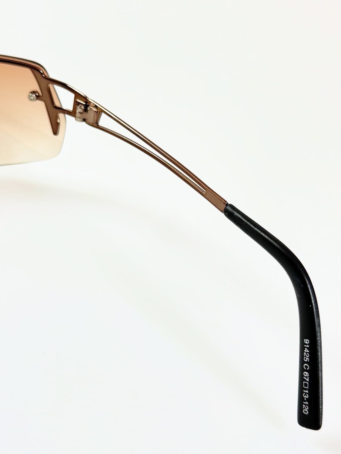 90s INKOGNITO 무테 스퀘어 틴트 빈티지 선글라스 상품이미지6