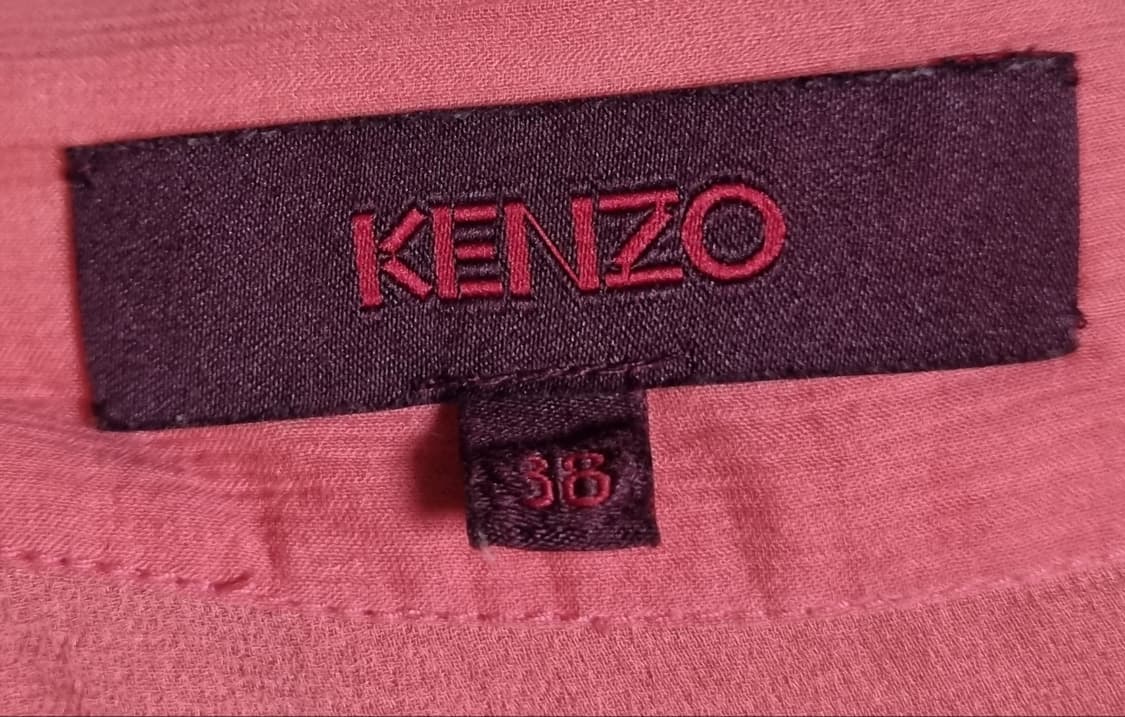 38사이즈) KENZO 겐조 인디핑크 실크혼방 스커트 상품이미지3