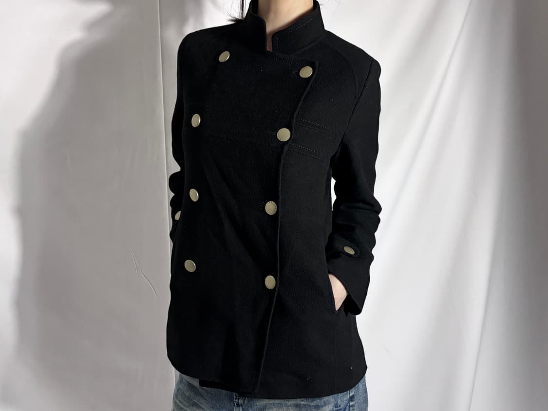 System Slim Double Breasted Coat 상품이미지2