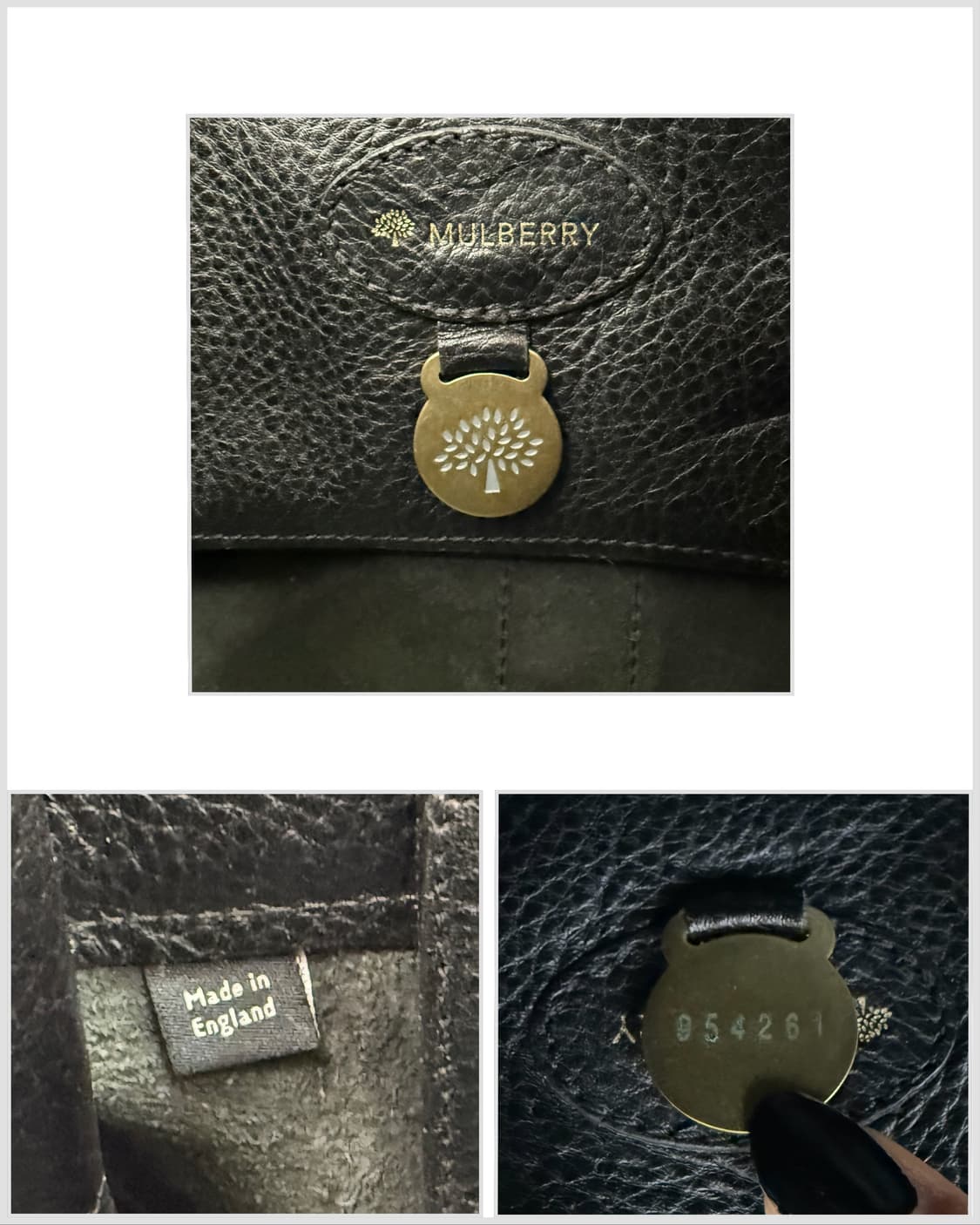 Mulberry Leather Bayswater Bag 상품이미지9