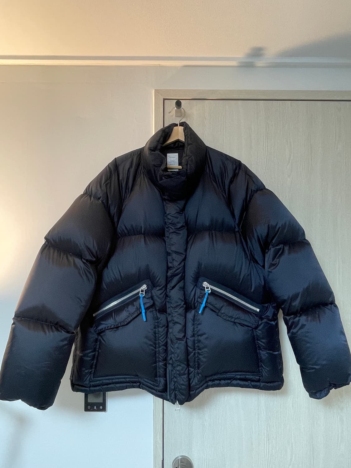 네임 NAME 네이비 다운패딩 상품이미지1