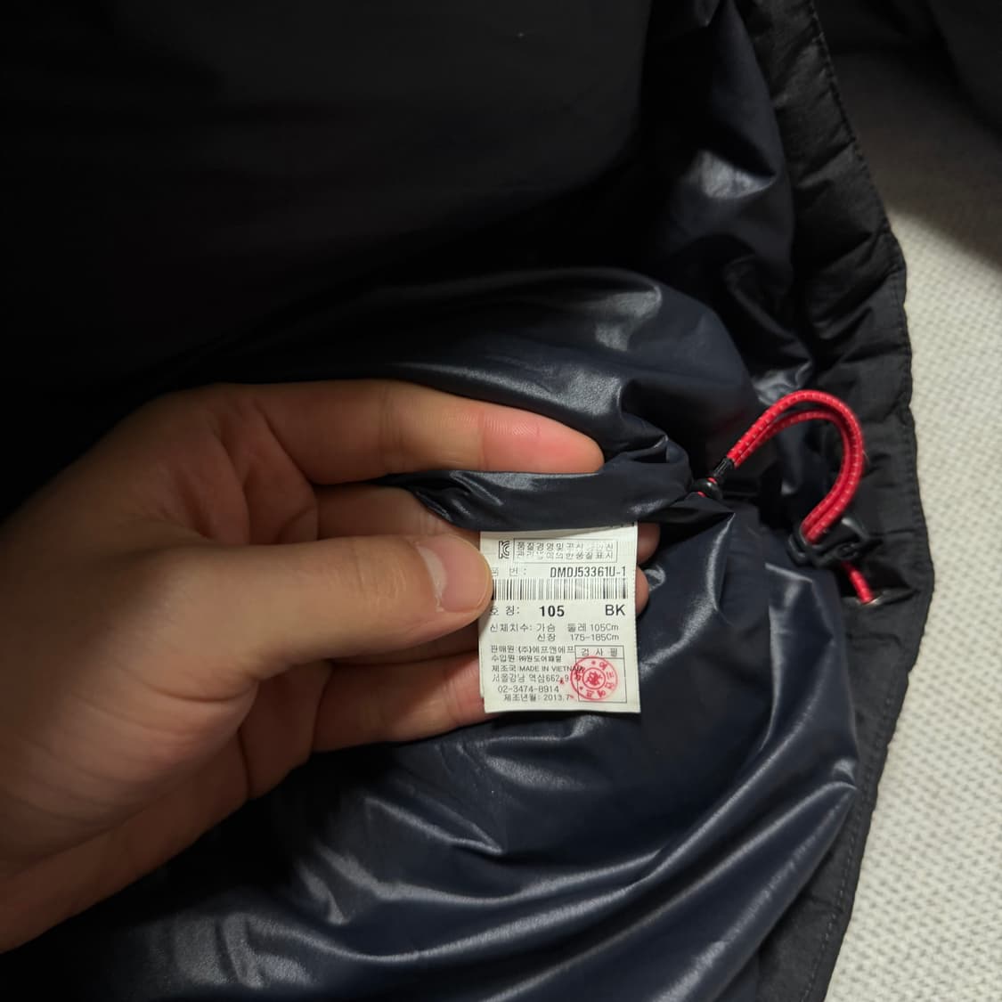 디스커버리 익스페디션 블랙 다운 패딩 800 상품이미지5