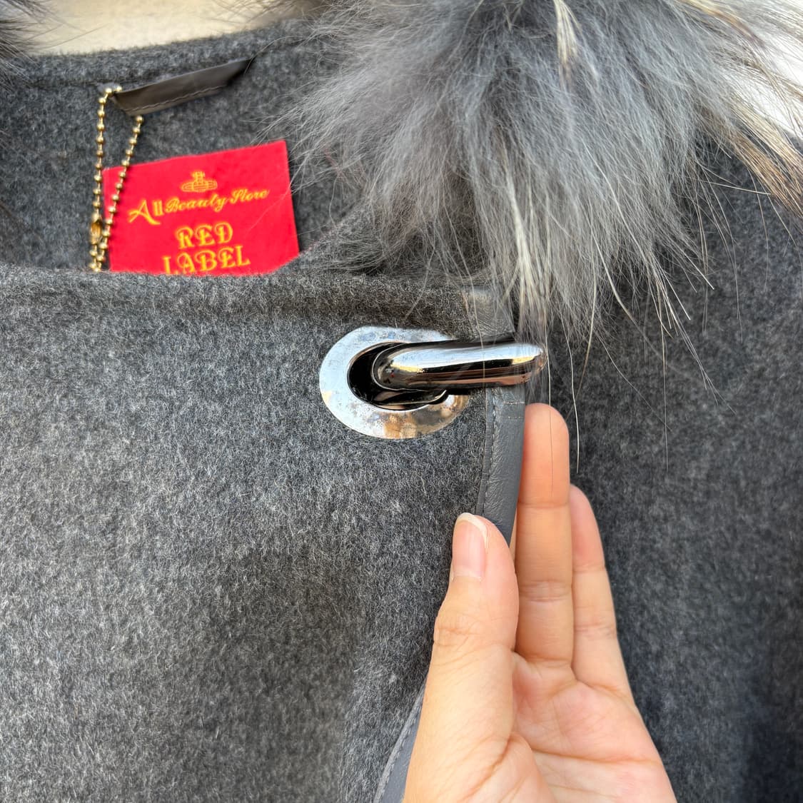 Vivienne Westwood 비비안웨스트우드 울 캐시미어 케이프 상품이미지4