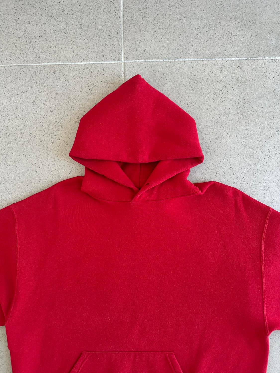 90s 빈티지 러셀 후드 레드 L 상품이미지4