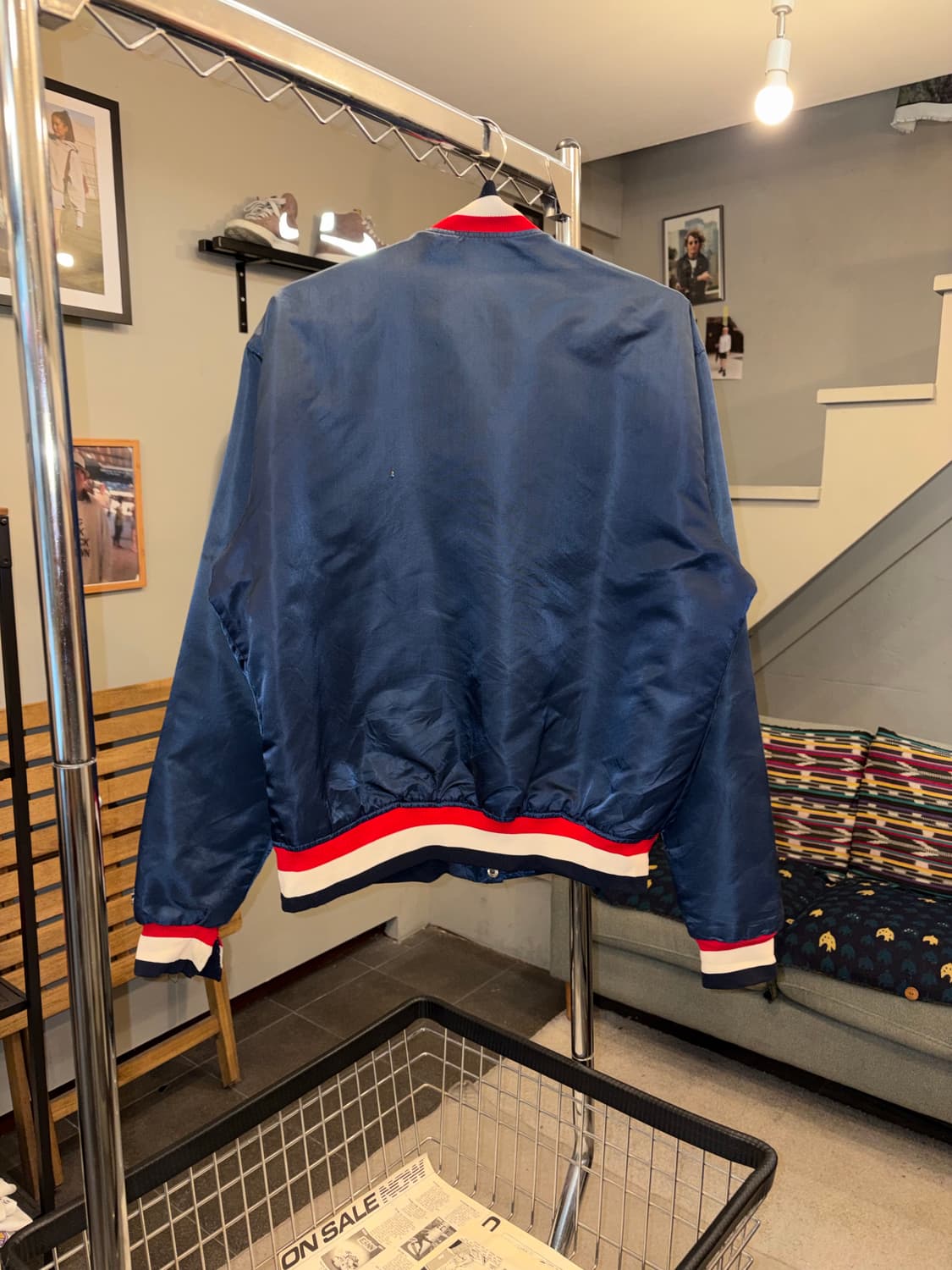 90’s Starter Minnesota satin bomber  상품이미지8
