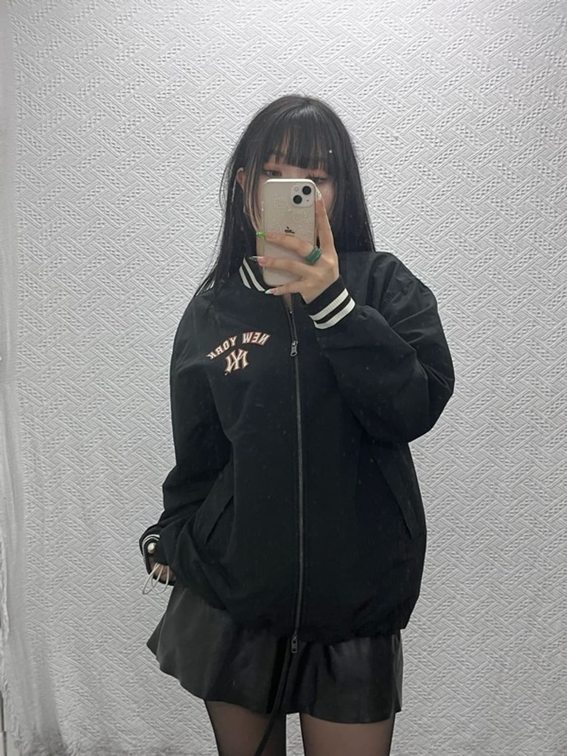 MLB 뉴욕양키스 올드스쿨 빈티지 프린팅 바시티 자켓 S C09249 상품이미지2