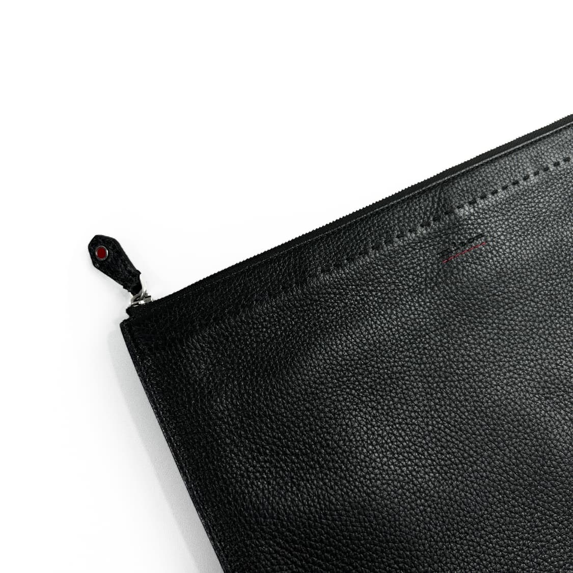 Kiton 키톤 레더 클러치 백 블랙 상품이미지4