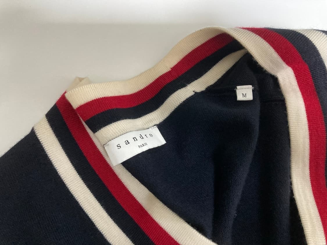 산드로 옴므 브이넥 가디건 상품이미지5