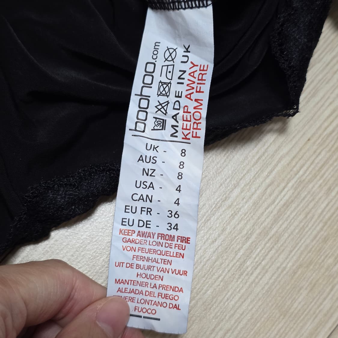 유럽)블랙st 레이스시스루 크롭 슬리브블라우스 상품이미지4