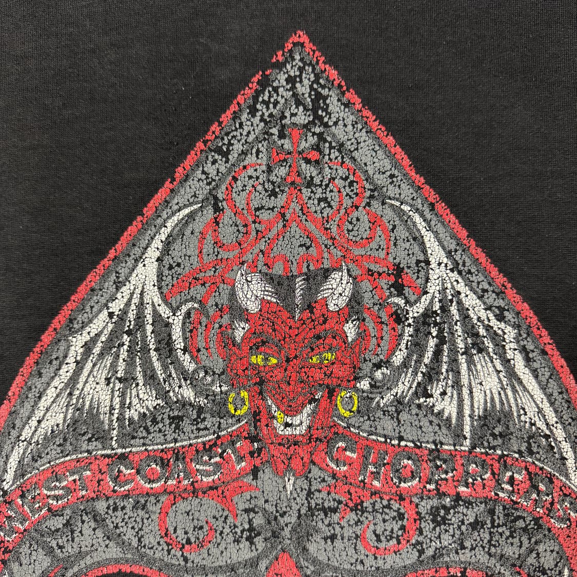 빈티지 West Coast Choppers 웨스트코스트차퍼스 데빌 후드 상품이미지7