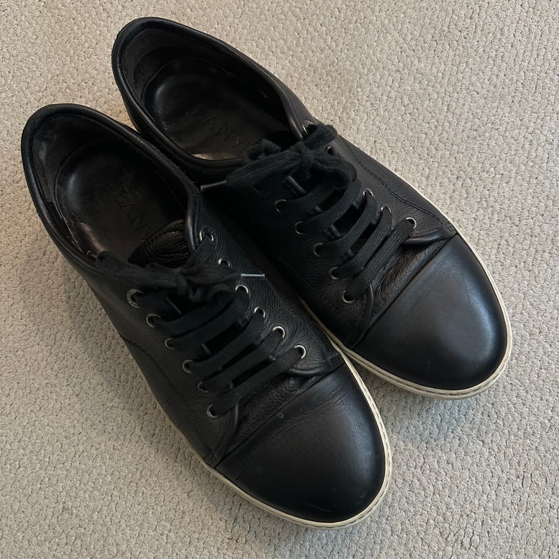 랑방 Lanvin 레더 스니커즈 상품이미지3