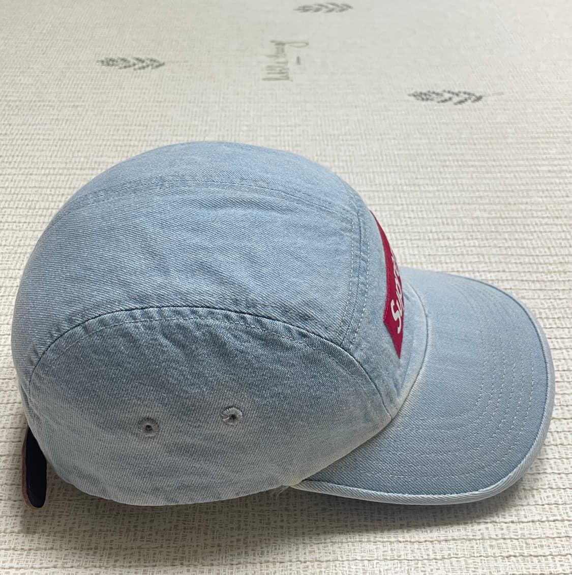 21ss 슈프림 워시드 치노 트윌 캠프캡 데님 상품이미지4