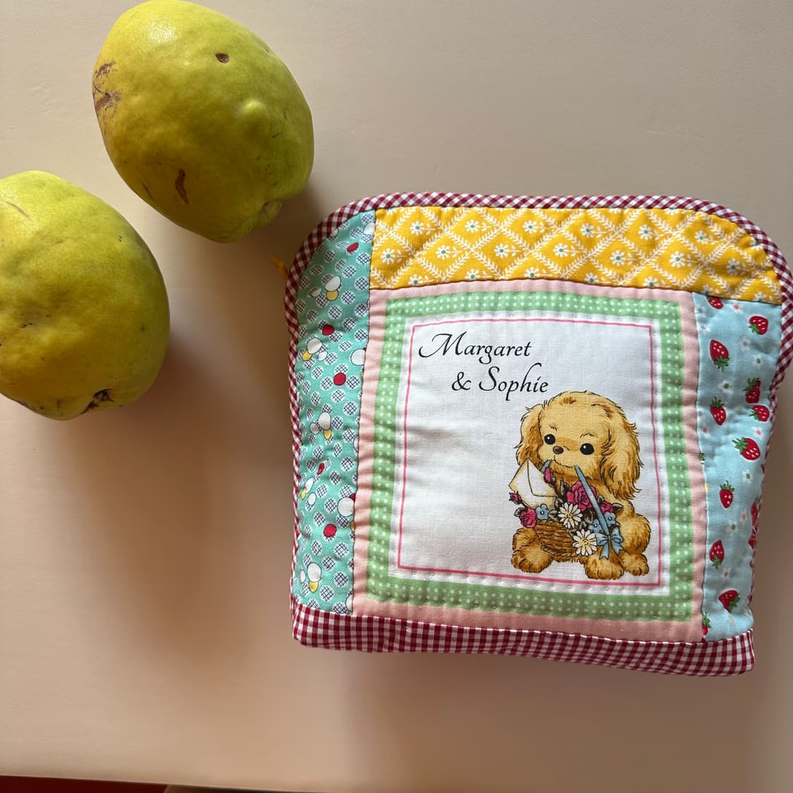 큼직한 퀼트 파우치 상품이미지1