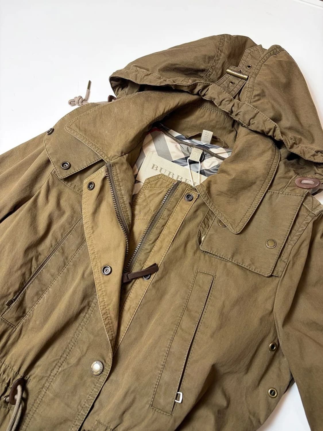 버버리 00's 허리 밴딩 야상 자켓 PN9435 상품이미지3