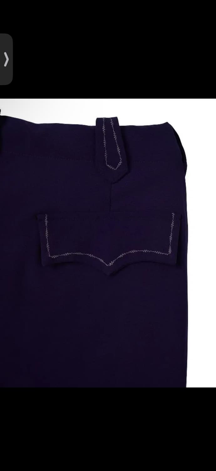 니들스  버터플라이 자수 트라우저 팬츠 퍼플 L라지 상품이미지5