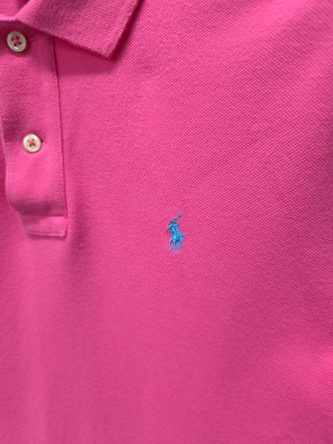 폴로랄프로렌 포니자수 핑크 카라티 (여성55~66) 상품이미지4