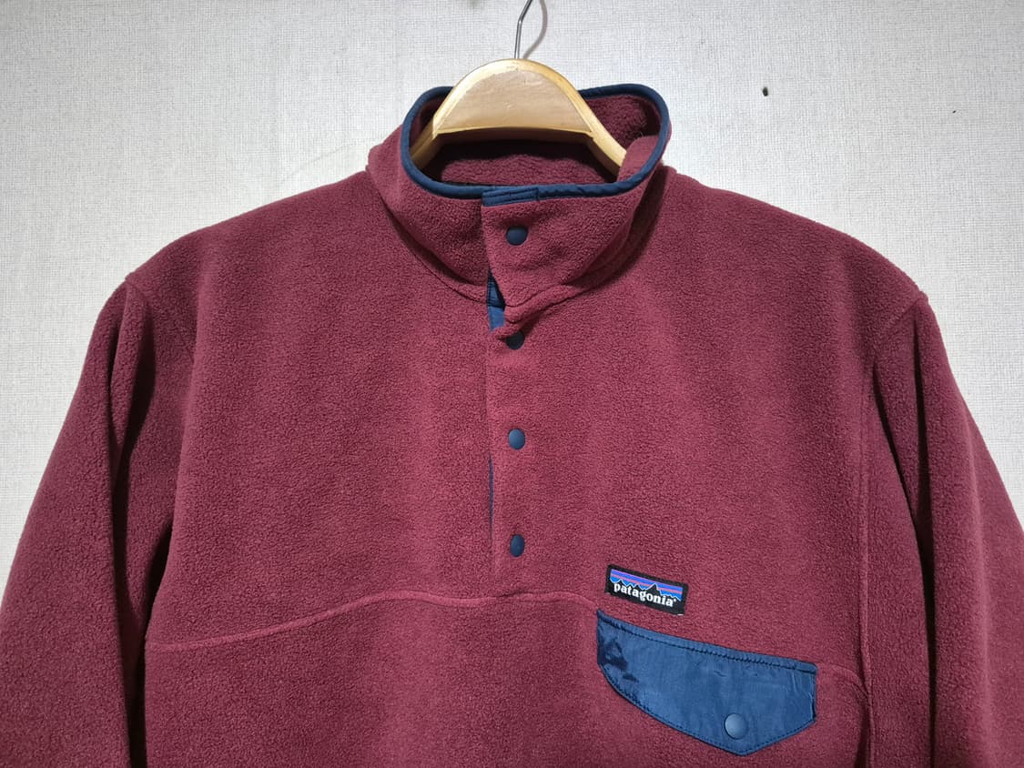 Patagonia synchilla 파타고니아 신칠라 버건디( M) 상품이미지4