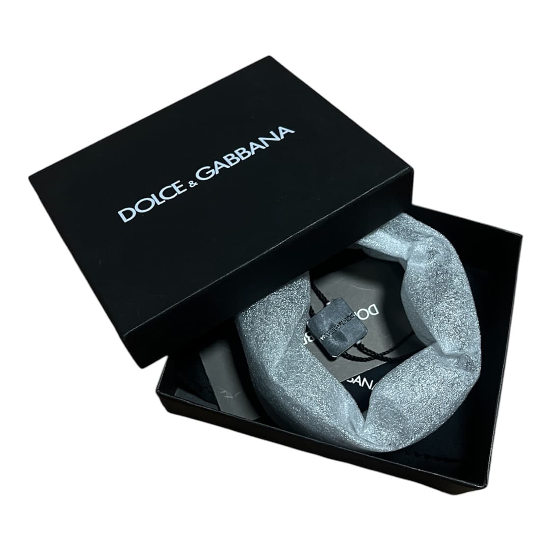 Dolce &Gabbana 파이톤 메탈 플레이트 버클 팔찌 상품이미지3