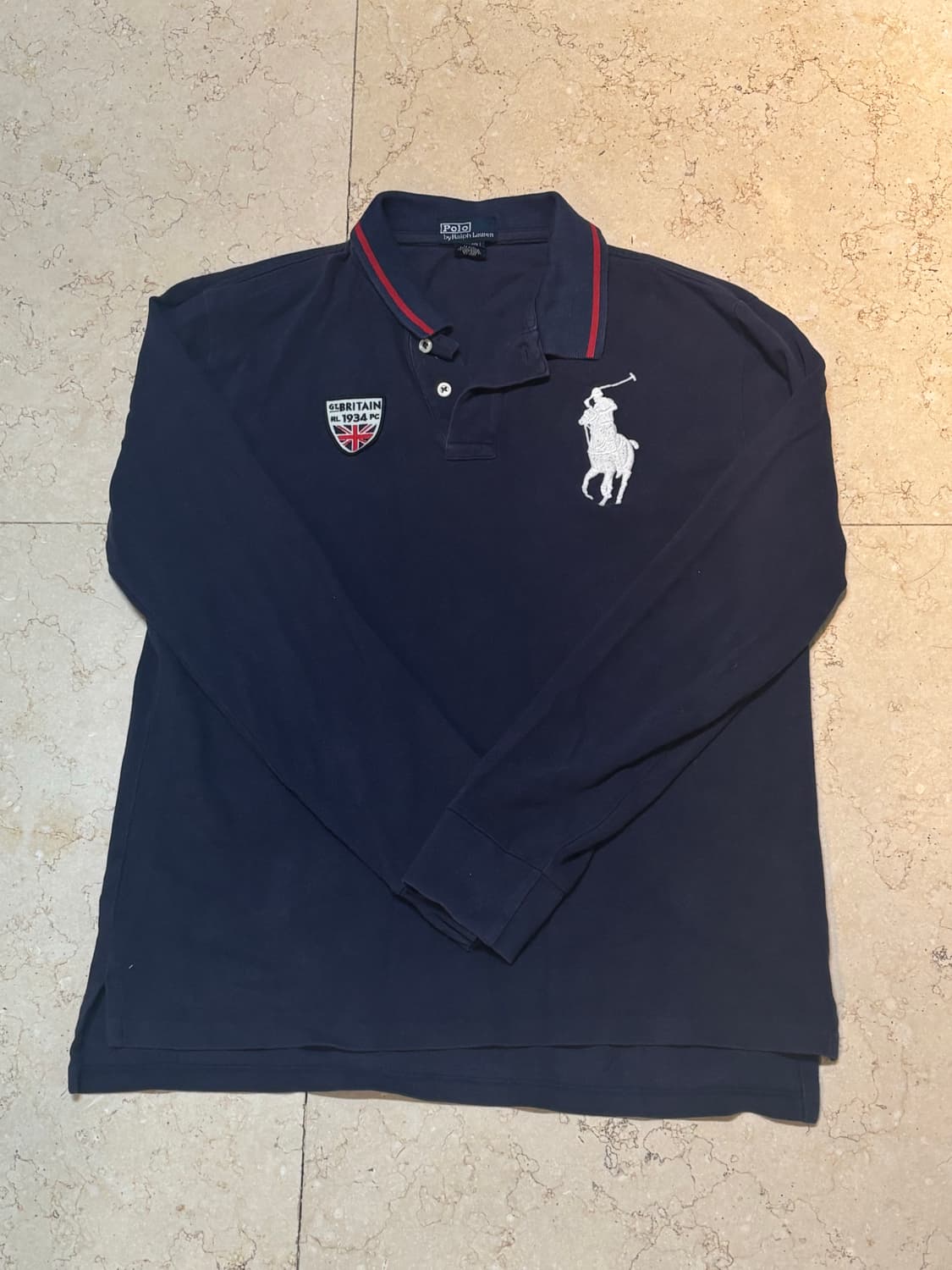 폴로 랄프로렌 빅포니 영국 국기 카라티🇬🇧 상품이미지1