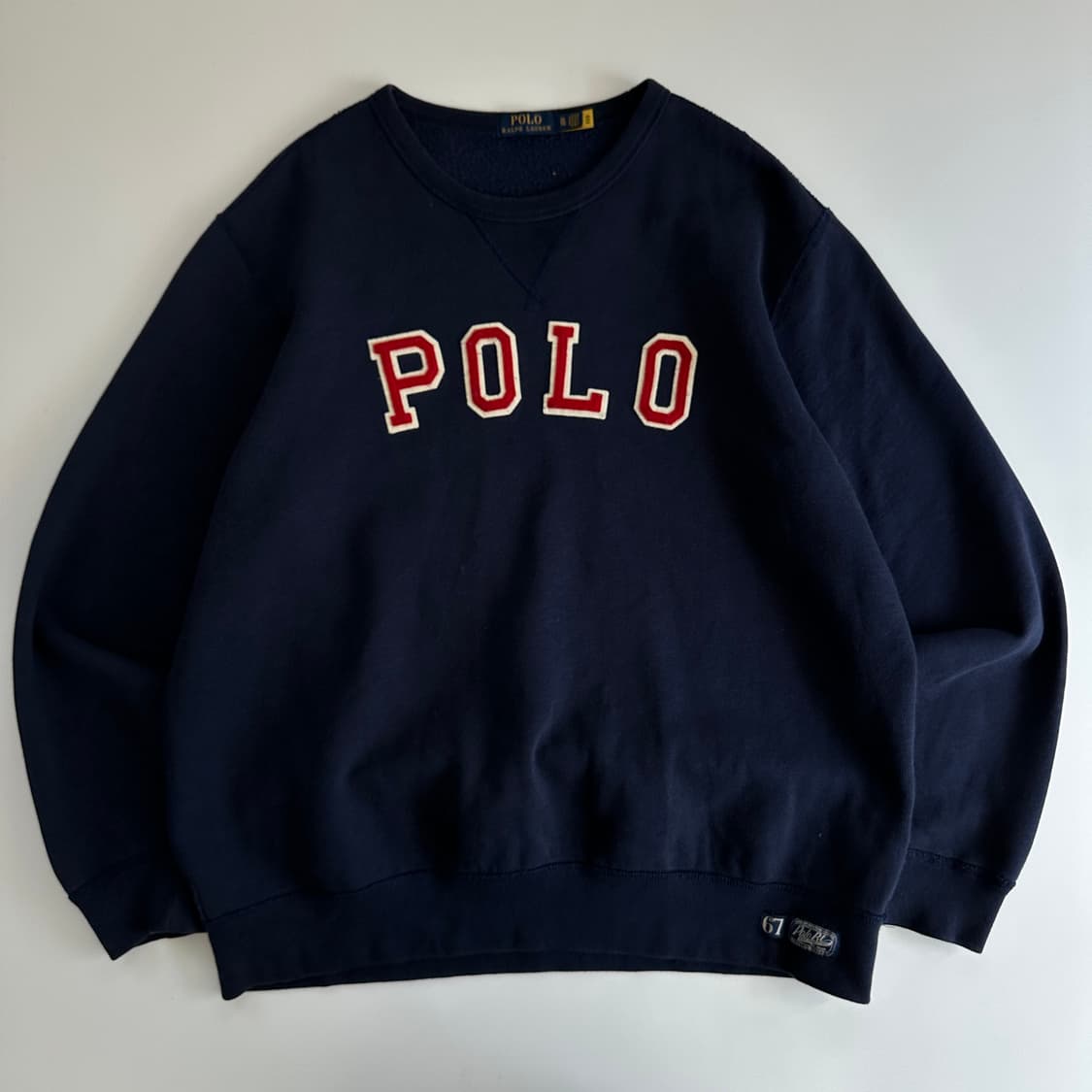Polo 폴로 랄프로렌 현행QR polo 자수 크루넥 맨투맨 상품이미지2