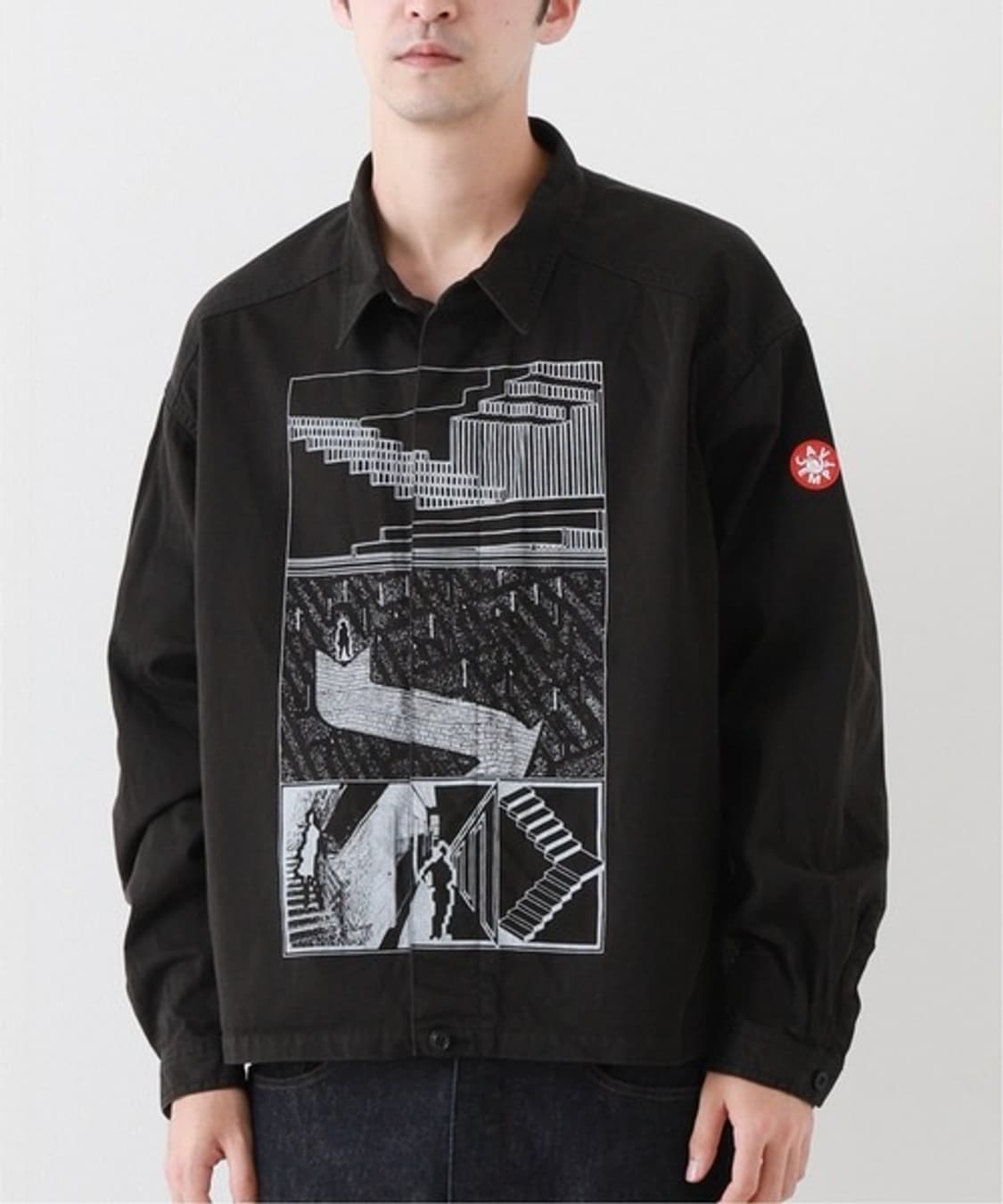 [XL] 카브엠트 그래픽 셔츠 자켓 상품이미지1