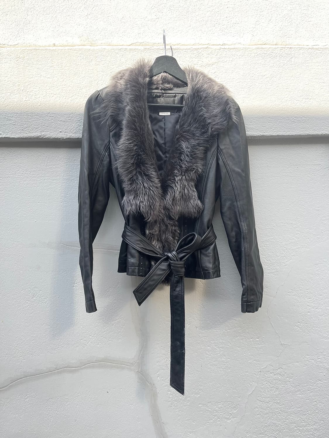 양가죽 퍼 레더 재킷 상품이미지2