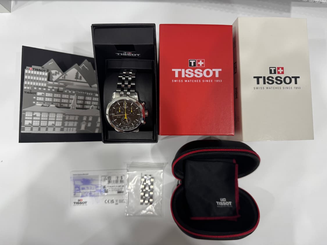 티쏘 PRC200 (신형) 블랙 메탈 풀박스 상품이미지6