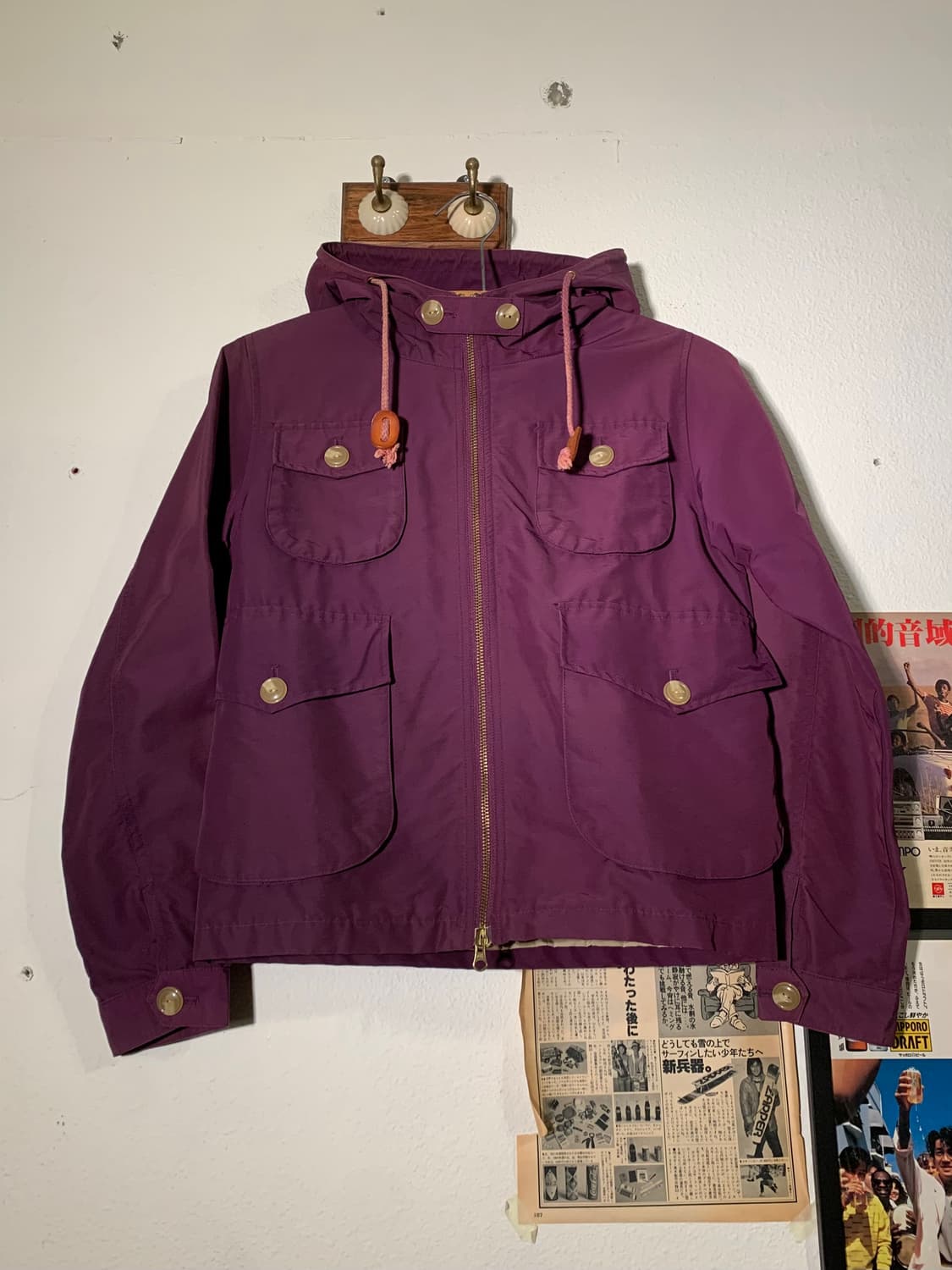 빔즈보이 퍼플 윈드브레이커 자켓 상품이미지1