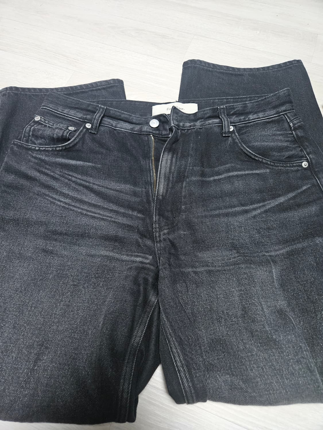 [48롱] 퍼스트플로어 데님 흑청 상품이미지3