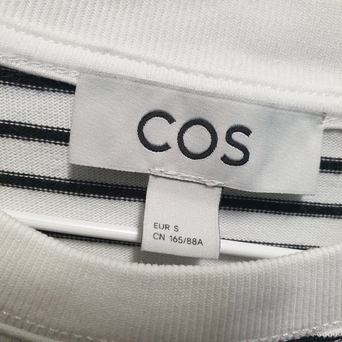 COS 스트라이프 반팔 티셔츠 s 상품이미지3