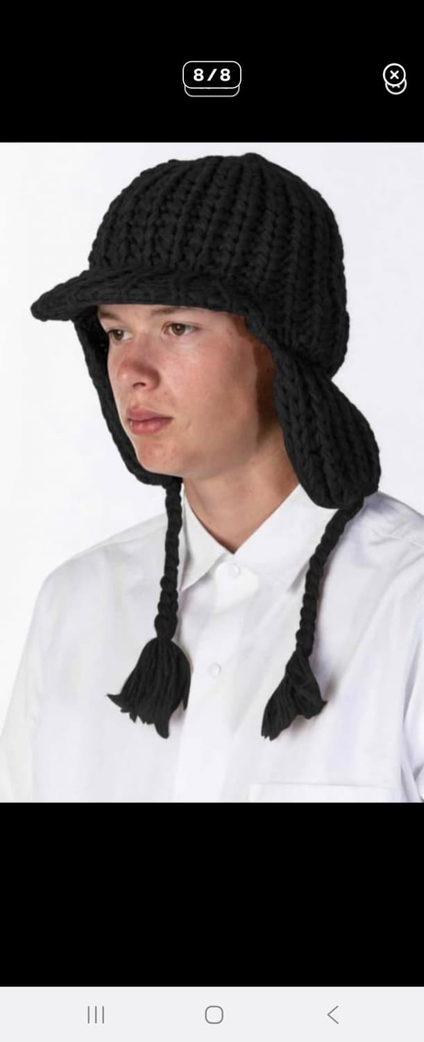 키지마 타카유키 이어플랩 니트 울비니 판매합니다 상품이미지3