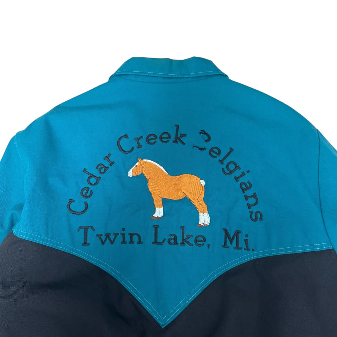 80‘s Cedar Creek Belgians Western Jacket 상품이미지2