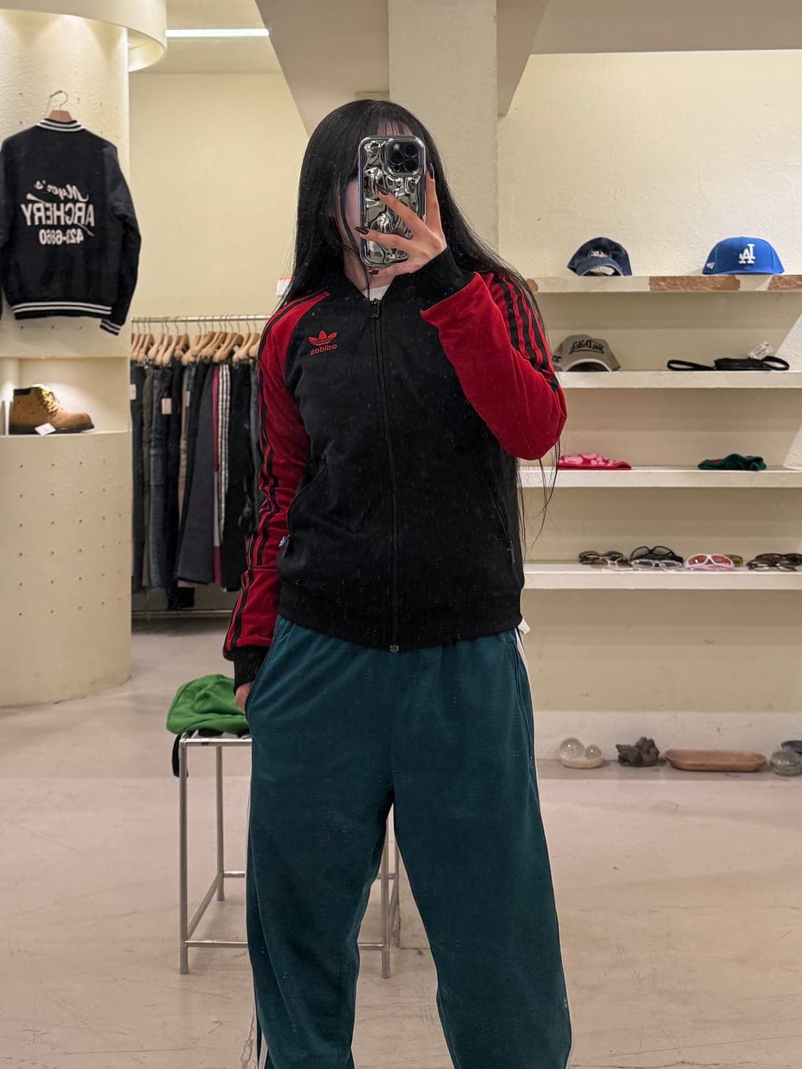 아디다스 오리지널 트랙 자켓 레드 블랙 U1135 상품이미지1