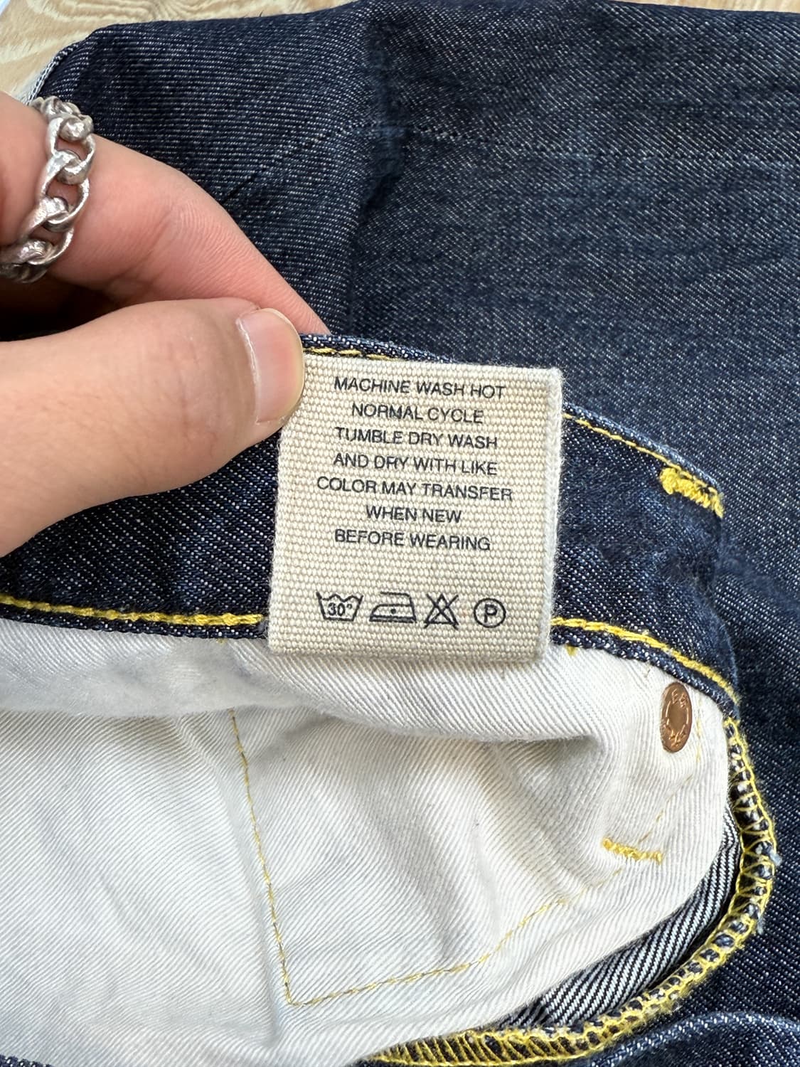 에비수 Lot.1930 오사카 카모메 데님 팬츠 상품이미지10