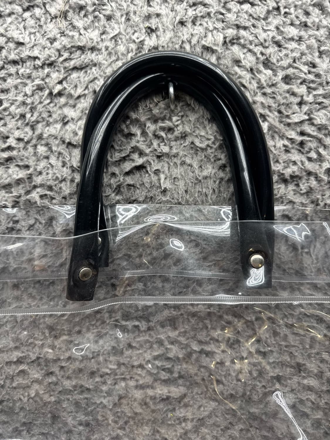 꼼데가르송 투명 PVC 토트백 상품이미지3