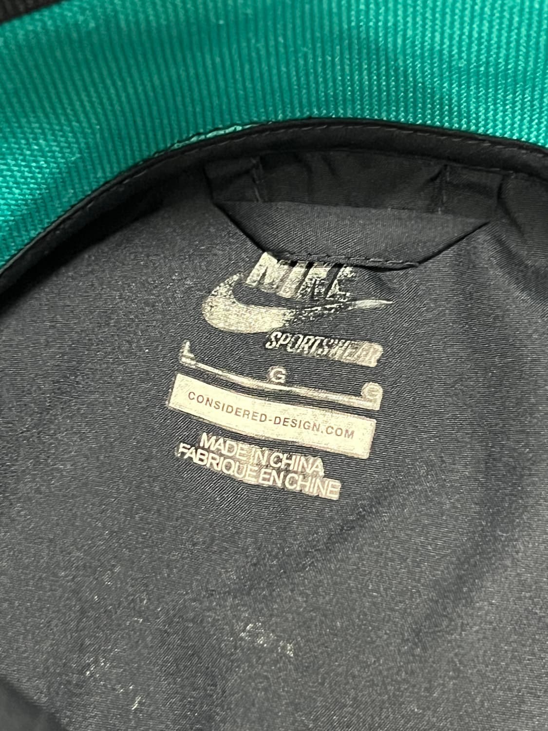 (L) 나이키 올드스쿨 퓨추라 민트 바람막이 상품이미지3