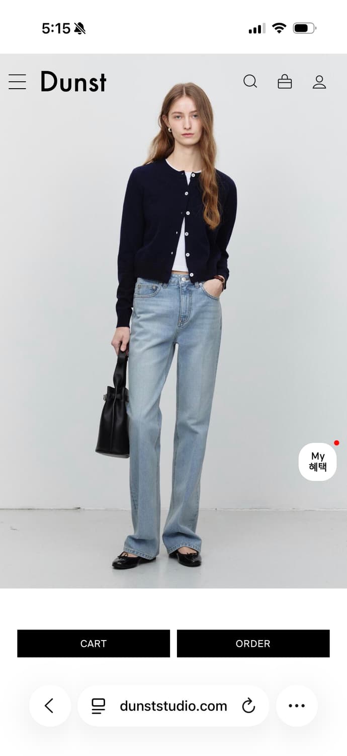 던스트 70S SEMI FLARED JEANS NEW LIGHT BLUE 상품이미지2
