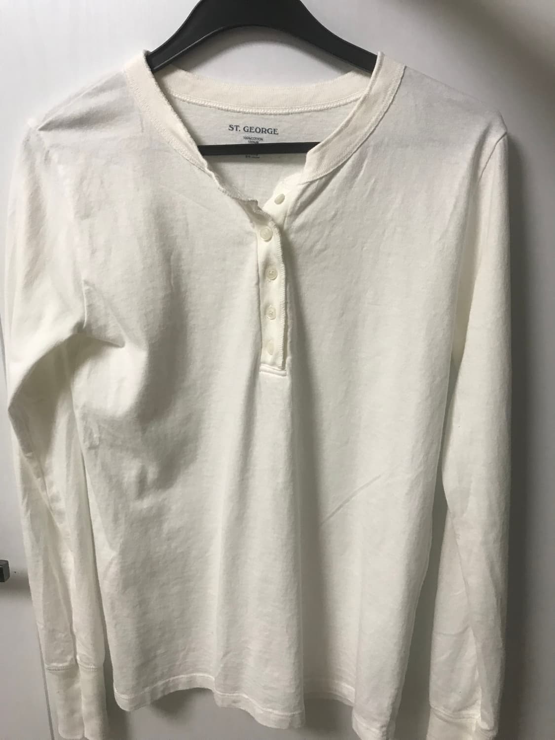 브랜디멜빌 헨리넥 롱슬리브 긴소매 화이트 상품이미지1