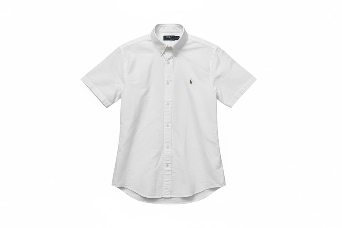 폴로 랄프로렌 옥스퍼드 코튼 반팔 셔츠 XL 상품이미지1