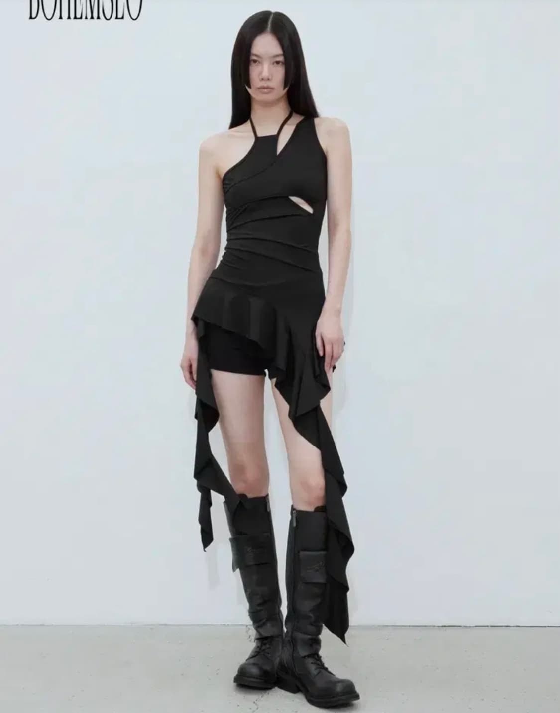 보헤미안서울 러플 미니 드레스 ruffle mini dress 상품이미지2