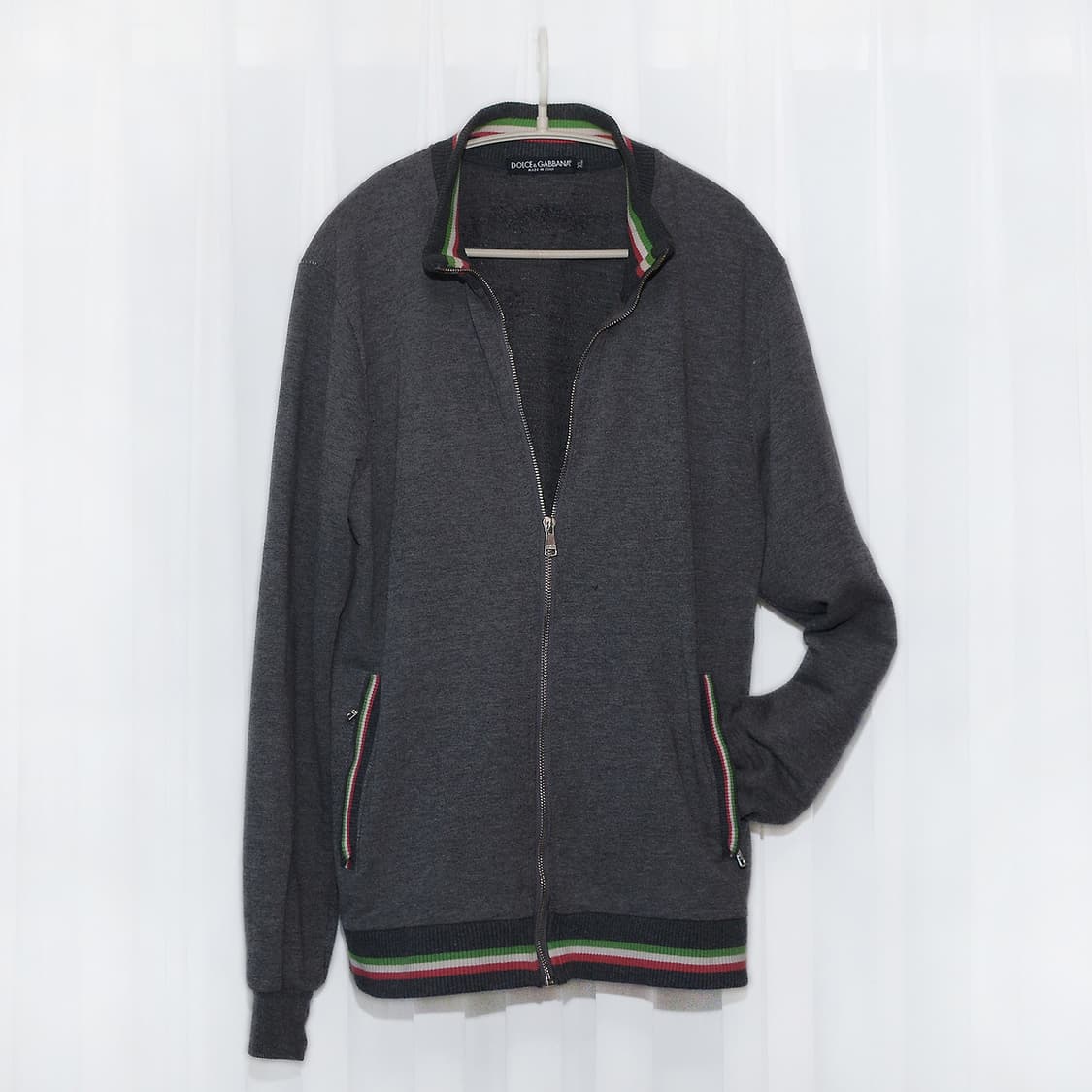 돌체앤가바나 (D&G) 이태리 삼선 라이닝 코튼집업 자켓 (95-100) 상품이미지1