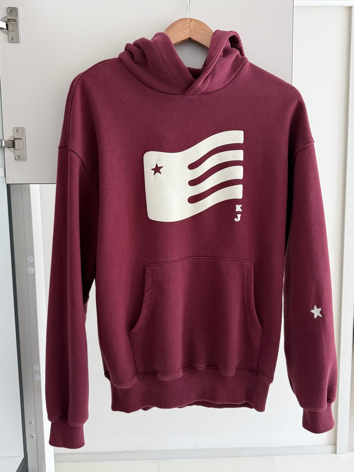 기준 맨 플래그 후드티 상품이미지2