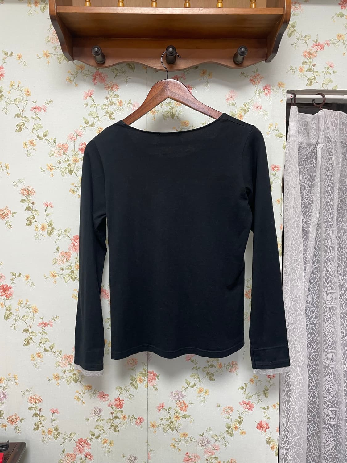 블랙&그레이 레이어드티 상품이미지2