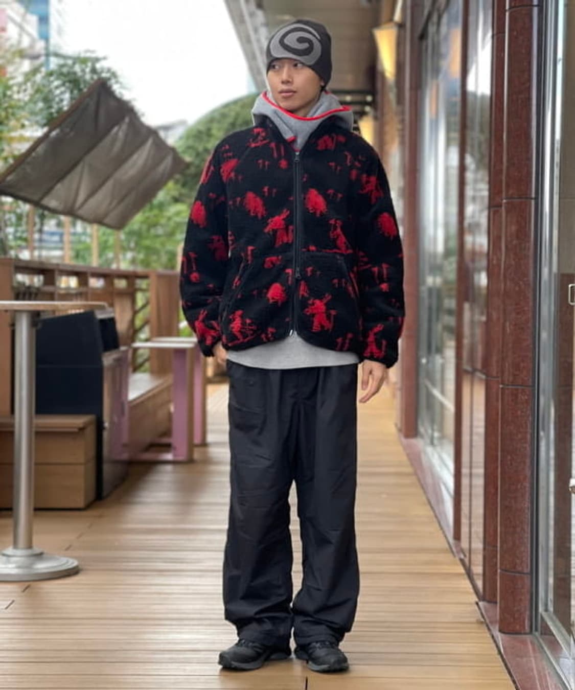 BEAMS PLUS Boa Jacquard Military Blouson 상품이미지4