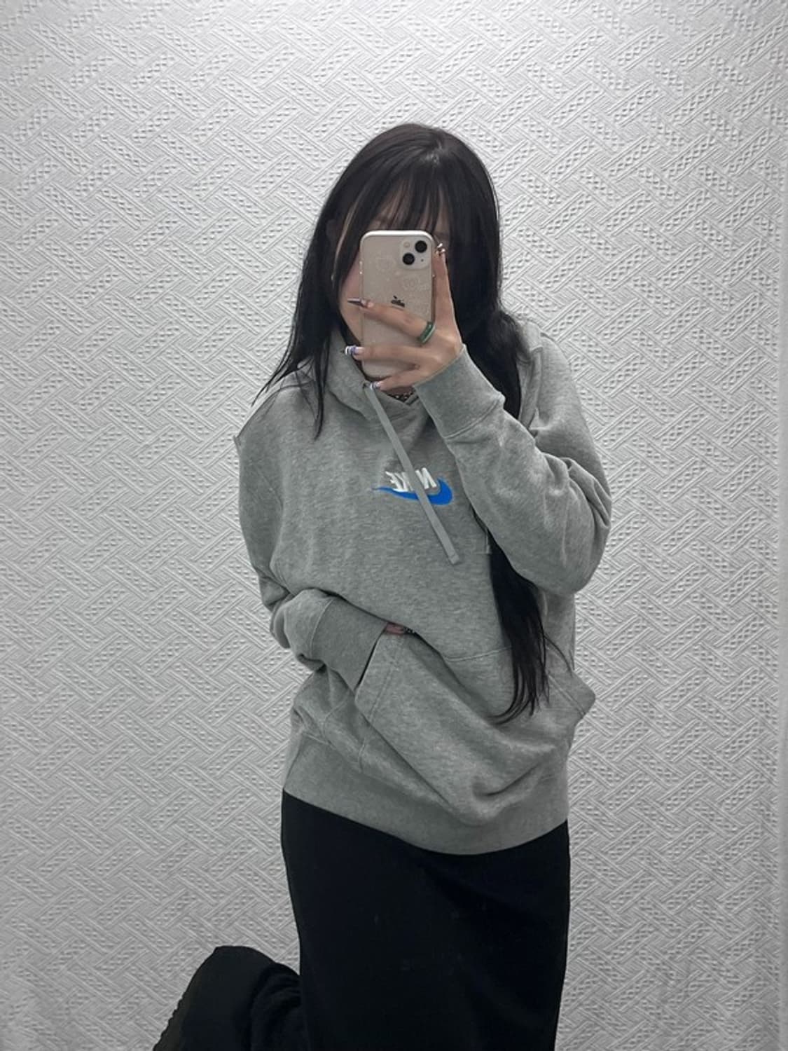 나이키 올드스쿨 클럽 프렌치 테리 풀오버 후드티 L C07654 상품이미지1