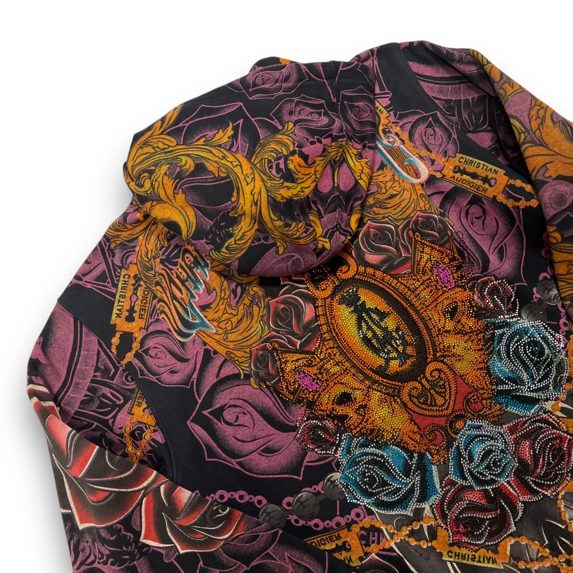 크리스찬 오디저 로즈 크라운 르네상스 스터드 후디 집업 상품이미지4