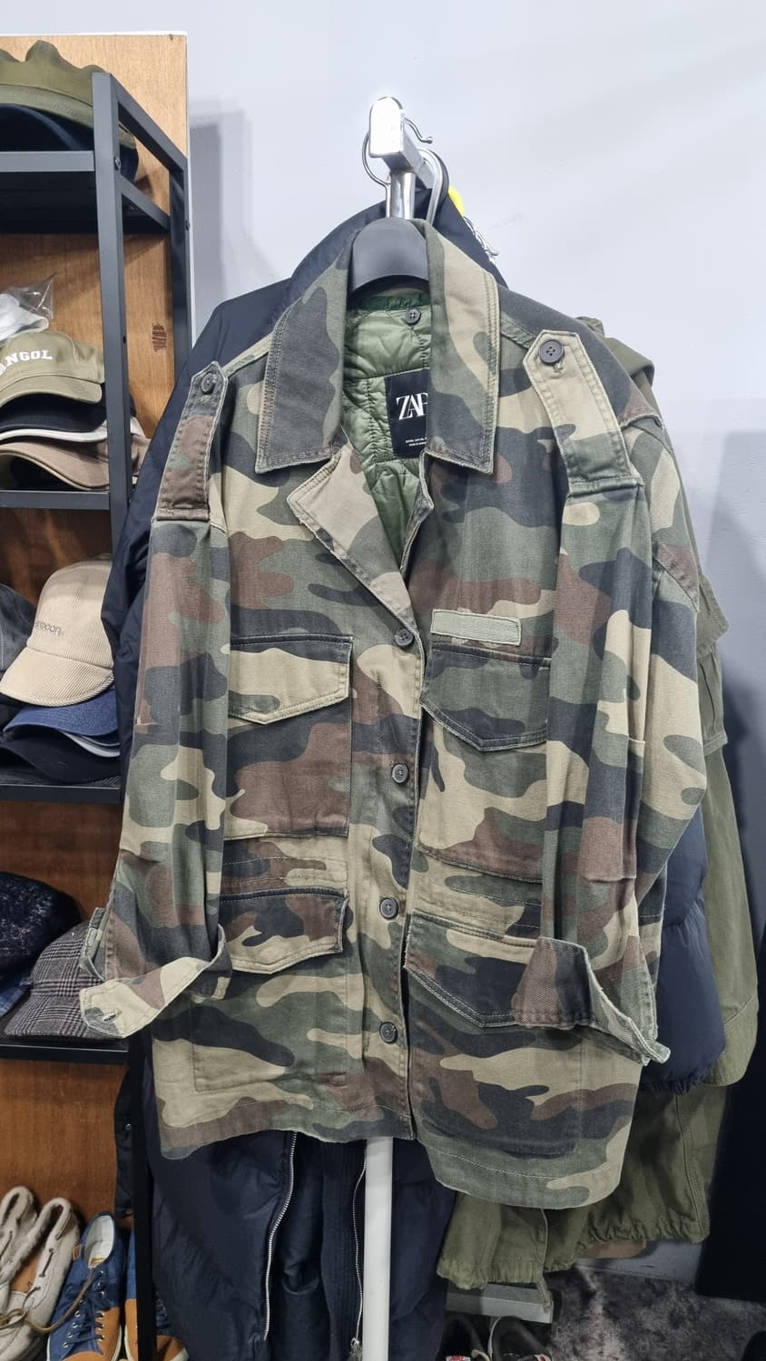 자라 우먼 xL(오버핏) 카모 사파리 3번내외착용 상품이미지1