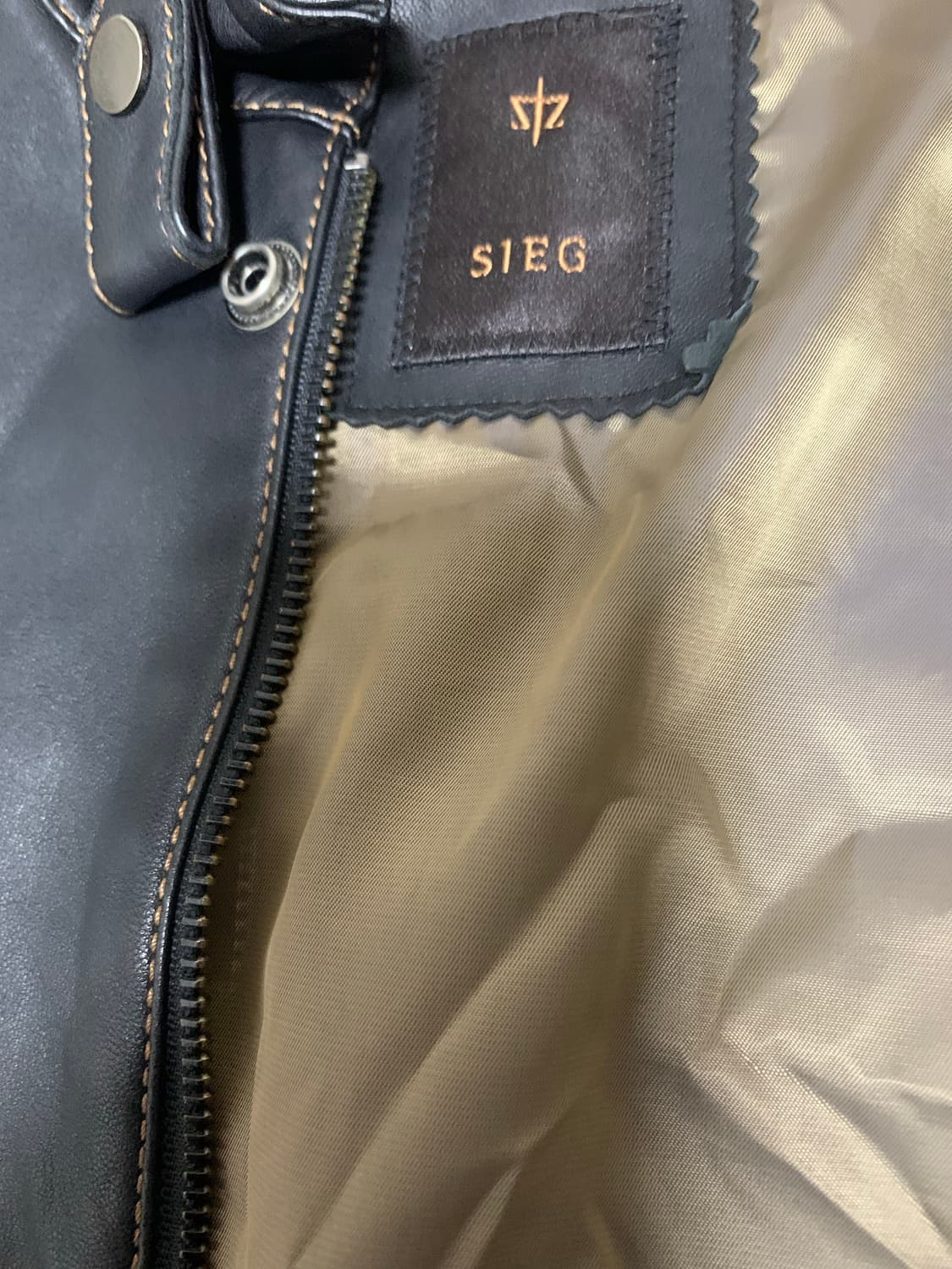 지이크 양가죽 싱글자켓 상품이미지3