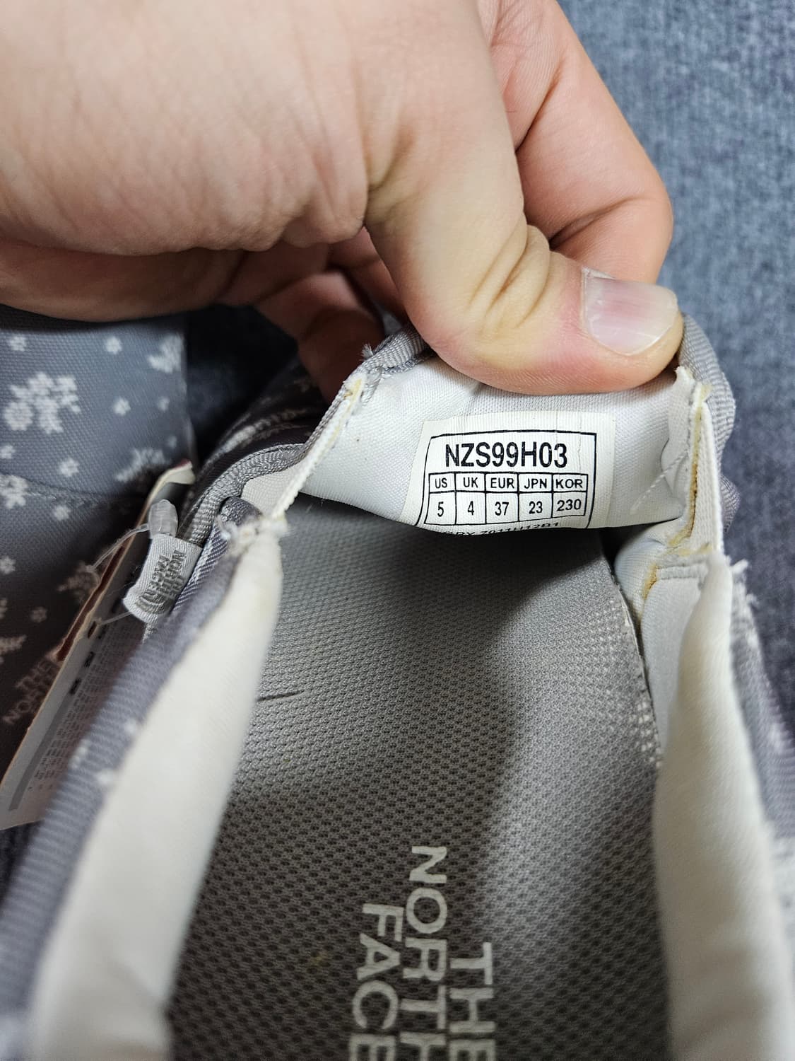 노스페이스 여성 신발230(급처) 상품이미지5