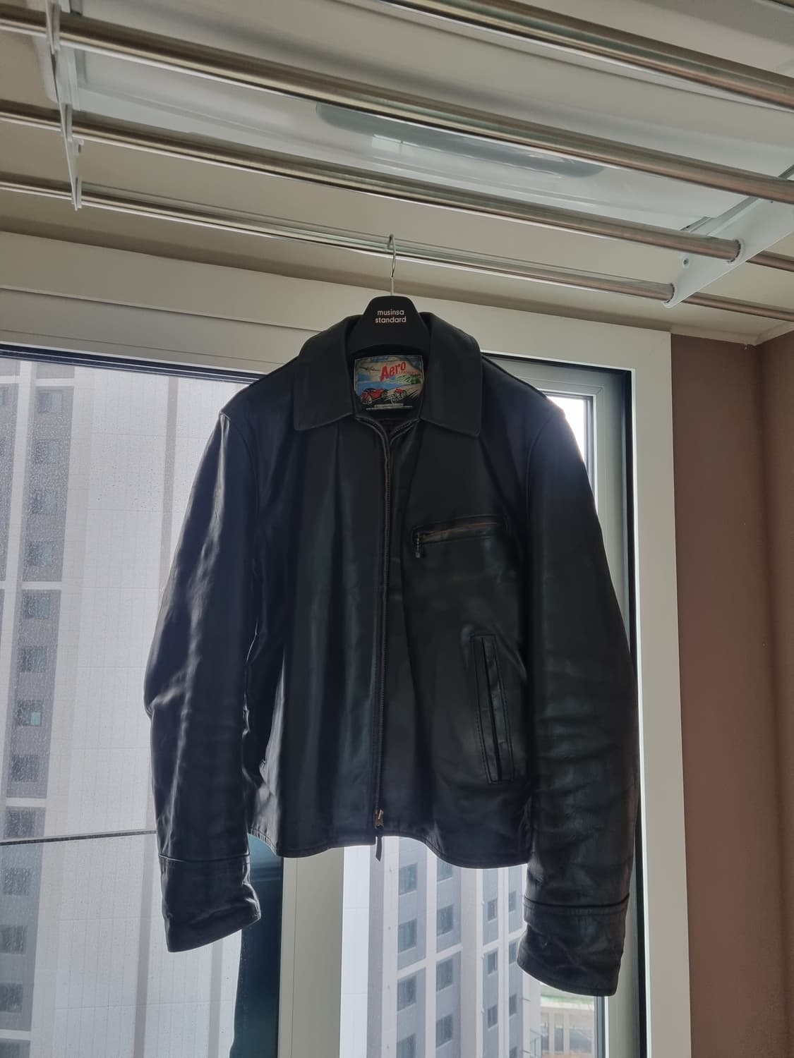 에어로레더 1950 하프벨트 크롬악셀 홀스하이드 상품이미지1